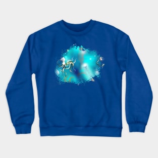 Mermaid Splash Crewneck Sweatshirt